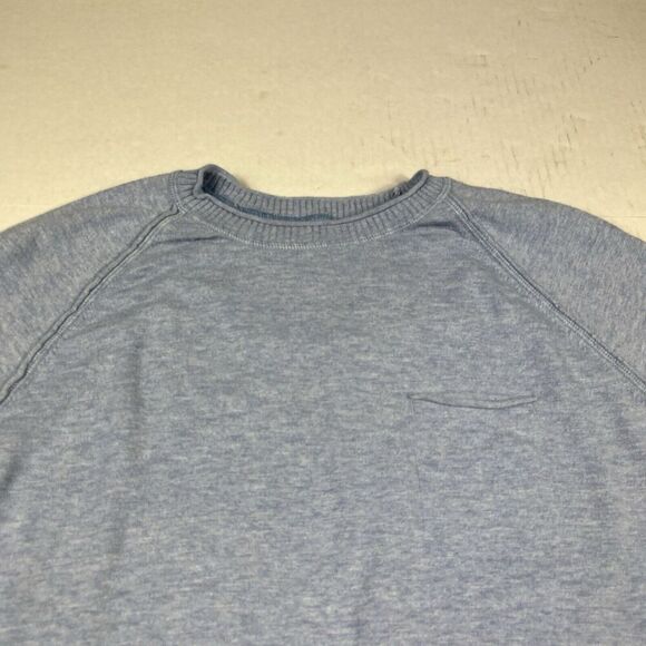 Tommy Bahama Mens Cotton Sweater Blue Work Casual Crew Neck Knit Pullover MEDIUM - Picture 3 of 12